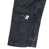 Levi's 90's 502 stone wash Denim Straight Leg Jeans / Pants 36 x 30 Black