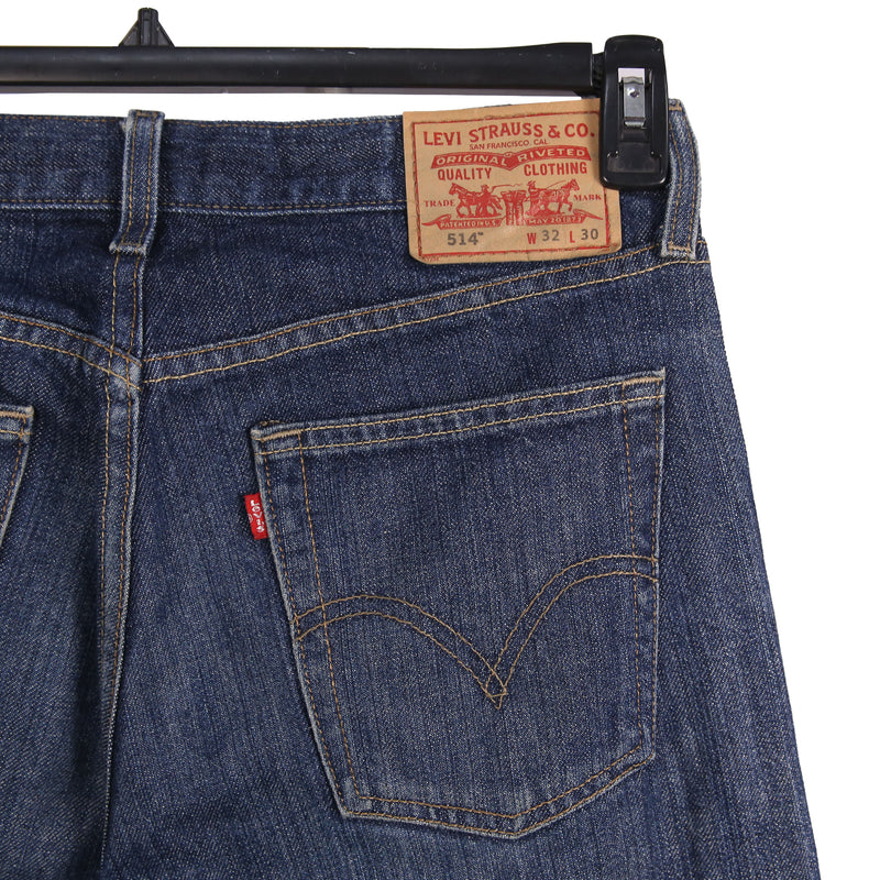 Levi's 90's 514 Slim Straight Denim Jeans / Pants 32 x 30 Blue