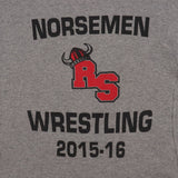 Russell Athletic 90's Wrestling Crewneck Sweatshirt Medium Grey