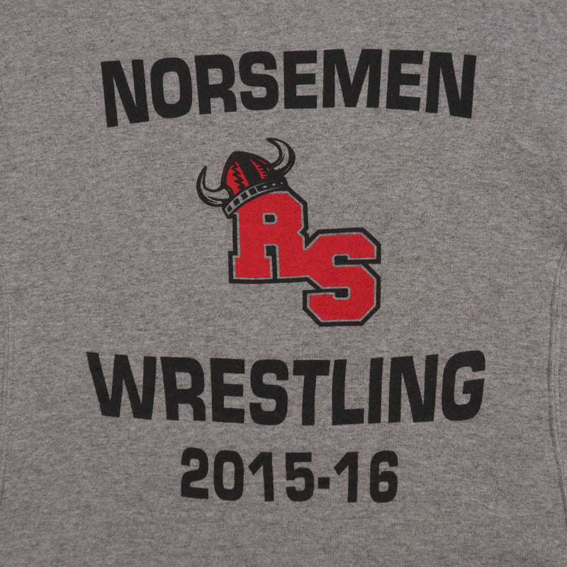 Russell Athletic 90's Wrestling Crewneck Sweatshirt Medium Grey