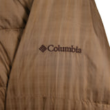 Columbia 90's Hooded Waterproof Full Zip Up Puffer Jacket Large Brown