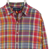 Ralph Lauren 90's Long Sleeve Button Up Check Shirt XLarge Red