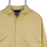 Tommy Hilfiger 90's Collared Button Up Long Sleeve Shirt Medium Yellow
