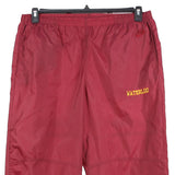 Nike 90's Nylon Sportswear cuffed Trousers / Pants XLarge Burgundy Red