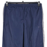 Starter 90's Elasticated Waistband Drawstrings Nylon Sportswear Joggers / Sweatpants Medium Navy Blue