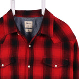 Gap 90's Long Sleeve Button Up Check Shirt XLarge Black