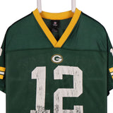NFL 90's Rodgers 12 Green Bay Packers NFL Jersey XLarge Green