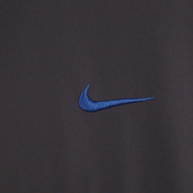Nike 90's Swoosh Zip Up Waterproof Windbreaker Jacket XLarge Blue