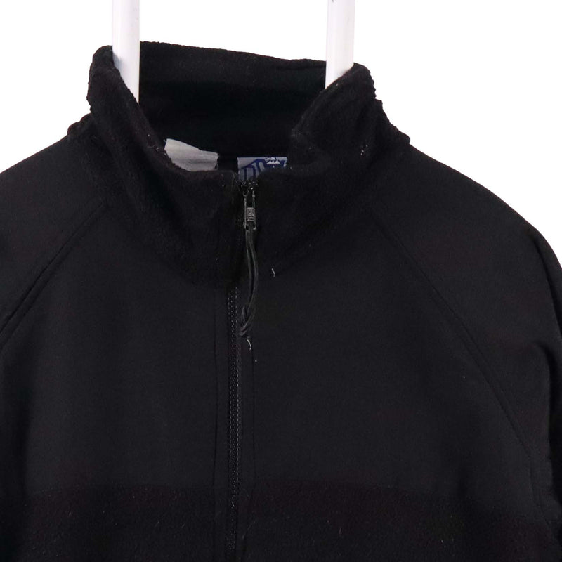 Peckham 90's Denali Jacket Fleece Zip Up Fleece Jumper Large Black