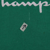 Champion 90's Spellout Logo Short Sleeve Crewneck T Shirt Small Green
