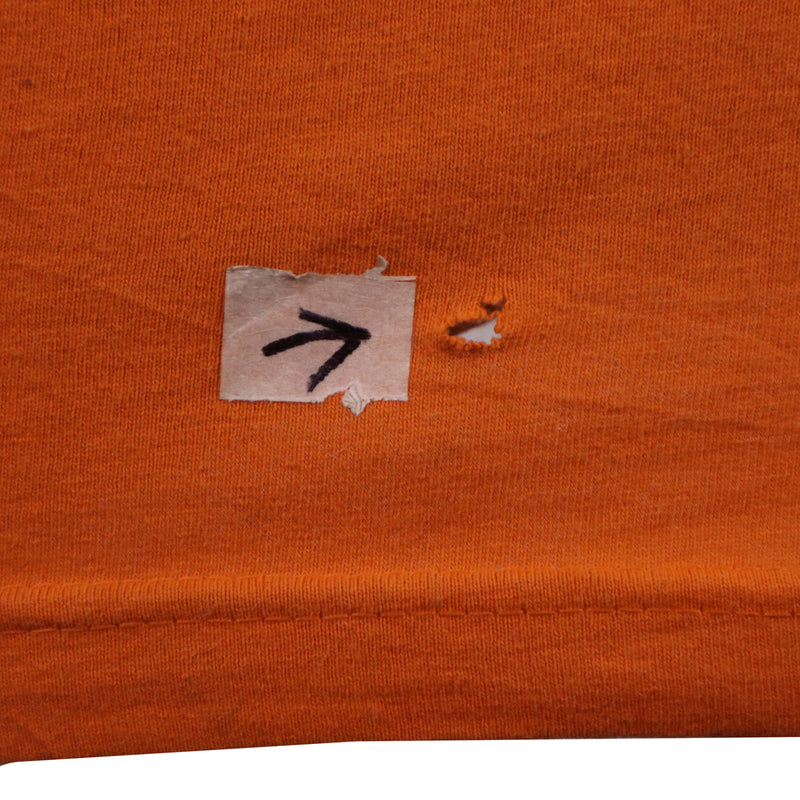 Harley Davidson 90's Orlando Tee Short Sleeve Back Print Baggy T Shirt Large Orange