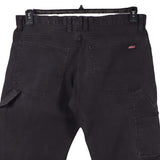 Dickies 90's Carpenter Workwear Baggy Bootcut Jeans / Pants 36 x 32 Black