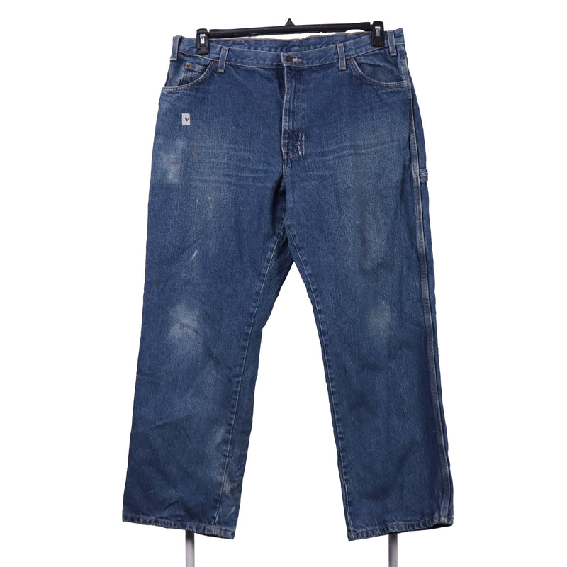 Dickies 90's Carpenter Workwear Denim Straight Leg Jeans / Pants 40 Blue