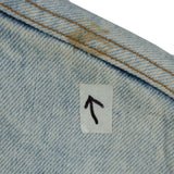 Levi's 90's Acid Wash Long Sleeve Button Up Denim Jacket Medium (missing sizing label) Blue