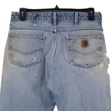 Carhartt 90's Denim Straight Leg Jeans / Pants 34 x 32 Blue