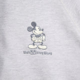 Disney 90's Micky Mouse Zip Up Hoodie XLarge Grey
