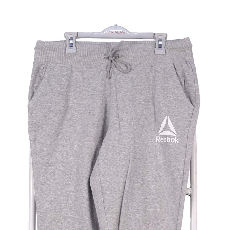 Reebok 90's Elasticated Waistband Drawstrings Joggers / Sweatpants Large Grey