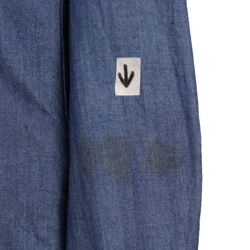 Tommy Hilfiger 90's Long Sleeve Button Up Plain Shirt Small Blue