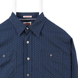 Wrangler 90's Long Sleeve Button Up Shirt Medium Blue