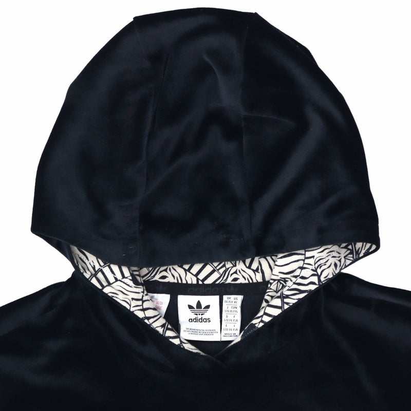 Adidas 90's Spellout Pullover Hoodie XLarge Black