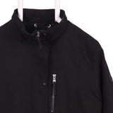 Calvin Klein 90's Zip Up Puffer Windbreaker Jacket XLarge Black