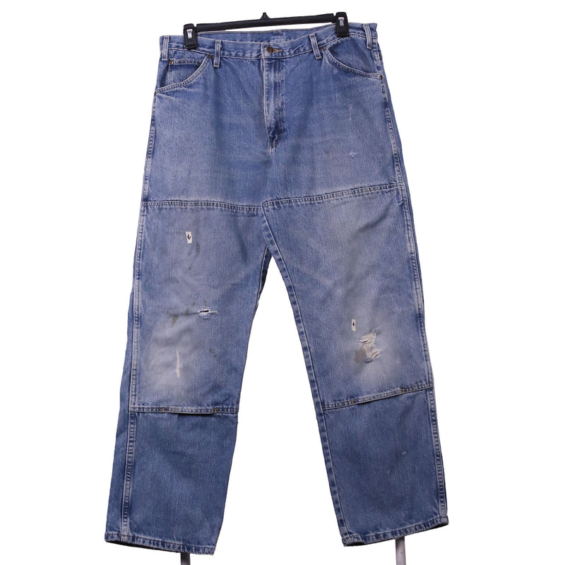 Dickies 90's Denim Baggy Jeans / Pants 38 Blue