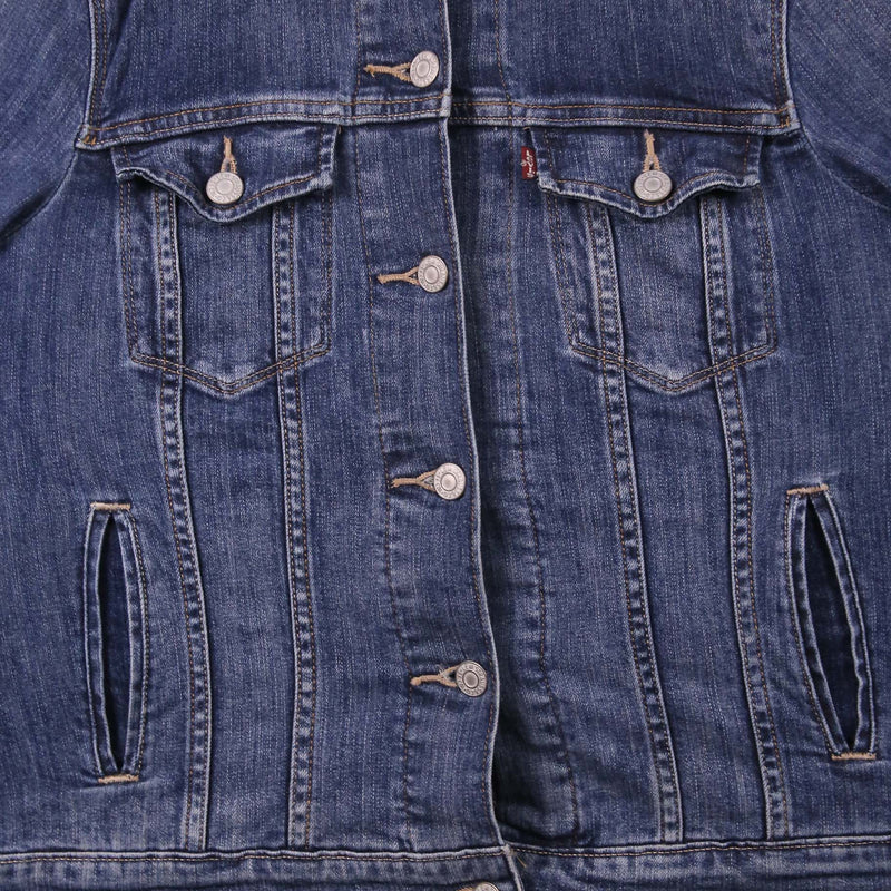 Levi Strauss & Co. 90's Button Up Heavyweight Denim Jacket Small Blue