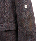 Harris Tweed 90's Tweed Wool Jacket Button Up Blazer XLarge (missing sizing label) Grey