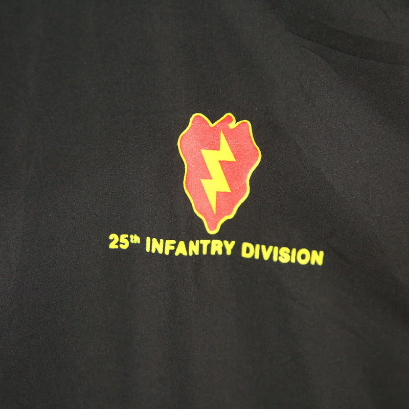 Champion 90's Infantry Division Lightweight Quarter Zip Windbreaker Jacket Large Black
