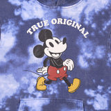 Mickey & Co 90's Mickey Mouse Tie Dye Hoodie Medium Blue