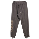 Adidas 90's Spellout Logo Drawstring Elasticated Waistband Joggers / Sweatpants XLarge Grey