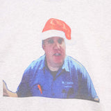 Gildan 90's Peter Kay Christmas Crewneck Sweatshirt Large White