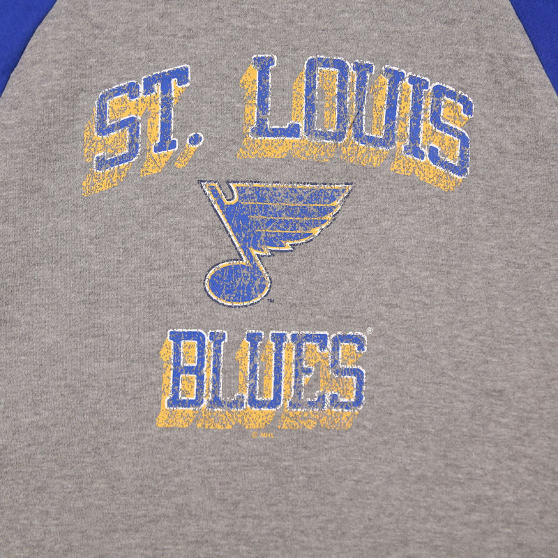 Nhl 90's St Louis Blues Crewneck Sweatshirt Large Blue