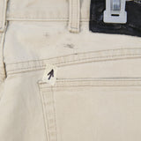 Wrangler 90's Denim Straight Leg Jeans / Pants 36 Beige Cream