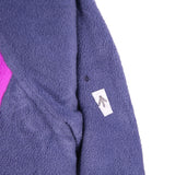 Columbia 90's Spellout Logo Zip Up Fleece XLarge Purple