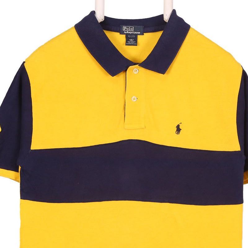 Polo Ralph Lauren 90's Polo Short Sleeve Button Up Polo Shirt XLarge Navy Blue