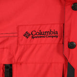 Columbia 90's Rain Coat Hiking Zip Up Lightweight Windbreaker Jacket Small Red