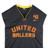 Nike 90's United Ballers Swoosh Lightweight Back Print Jersey XLarge Black