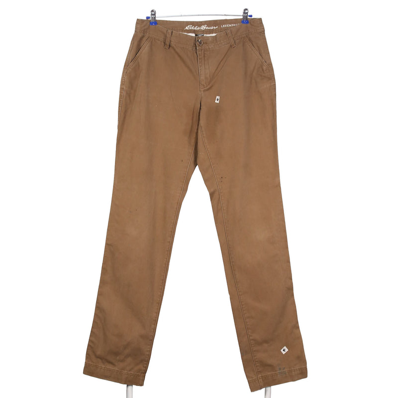 Eddie Bauer 90's Chino Slim Trousers / Pants 30 x 34 Brown