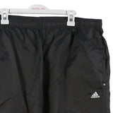 Adidas 90's Tracksuit Bottoms Nylon Sportswear Straight Leg Trousers / Pants XLarge Black