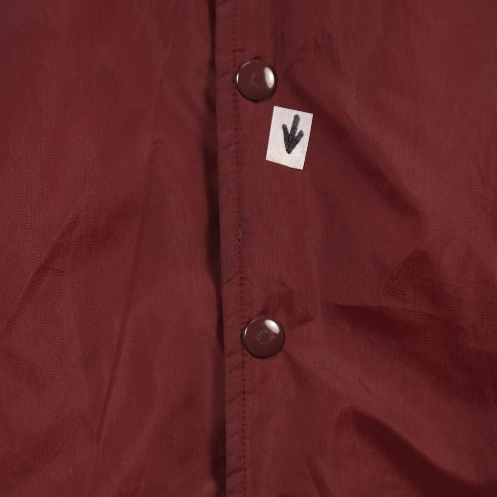 Trimark 90's Coach Lightweight Windbreaker Jacket Medium Burgundy Red