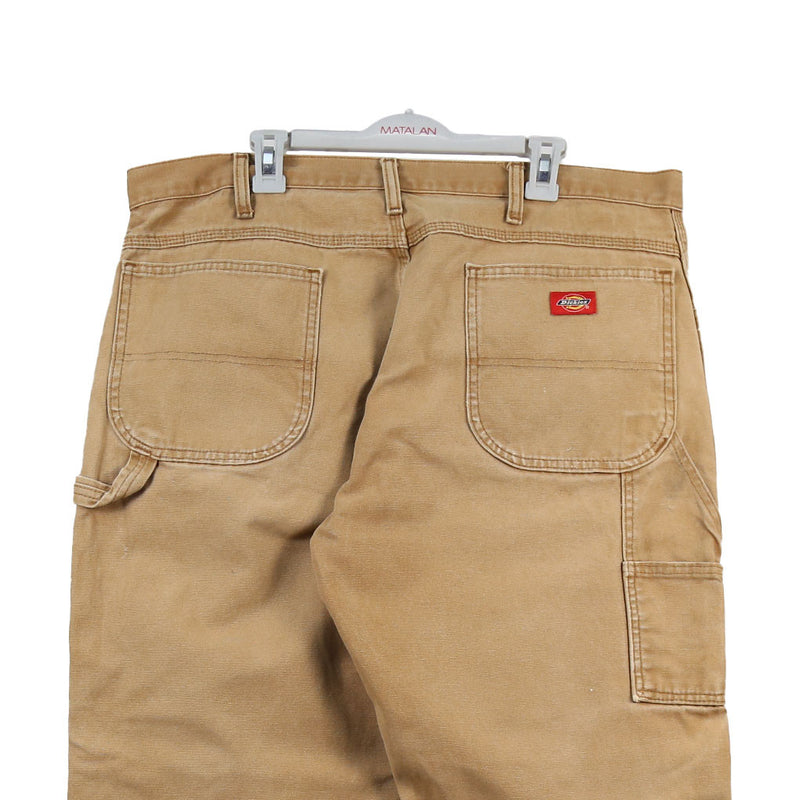 Dickies 90's Baggy Carpenter Workwear Denim Trousers / Pants 38 Beige Cream