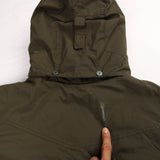 Columbia  Hooded Full Zip Up Windbreaker Jacket Medium Khaki Green