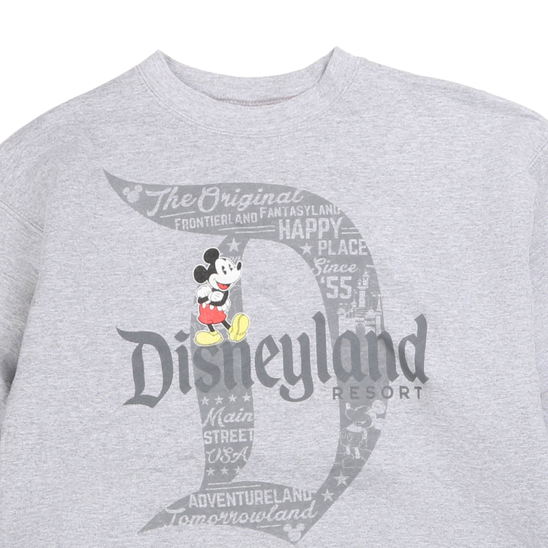 Disney  Disneyland Crewneck Sweatshirt Small Grey