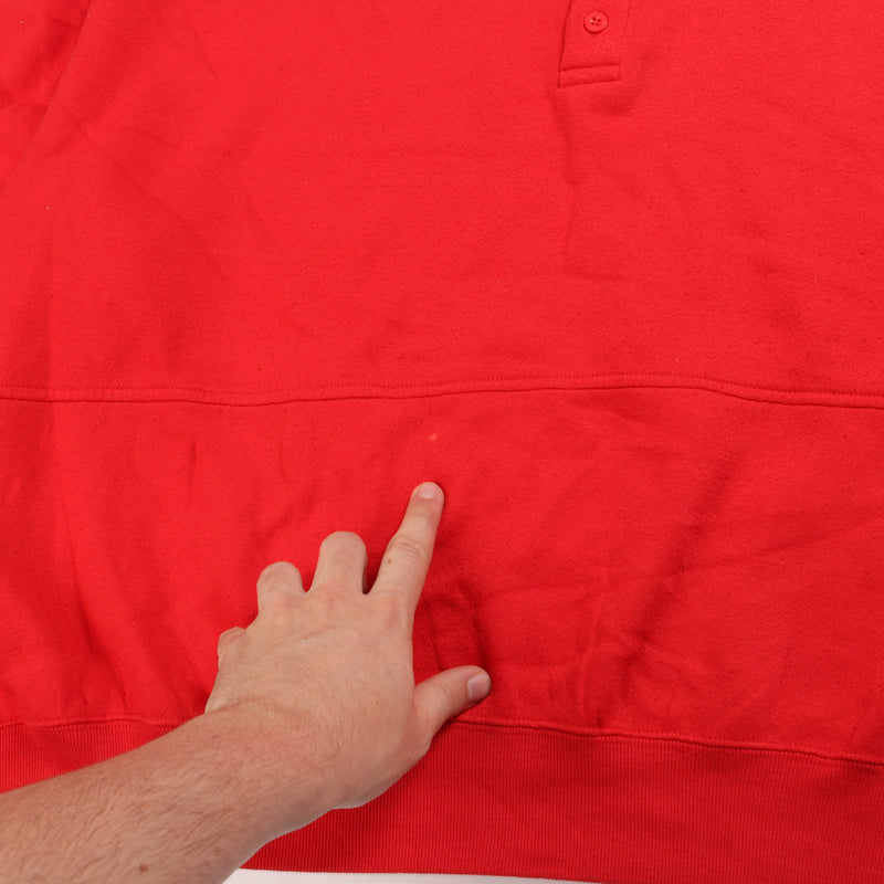 Nike  90's Heavyweight Quarter Zip Sweatshirt XLarge (missing sizing label) Red