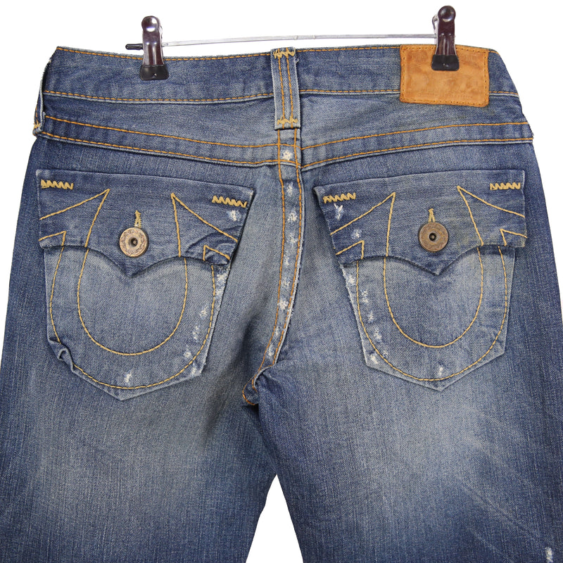 True Religion 90's Billy Super T Denim Straight Leg Jeans / Pants 29 Blue