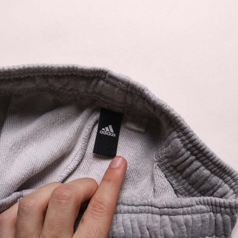 Adidas  Cuffed Elasticated Waistband Drawstrings Joggers / Sweatpants Medium Grey