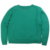 Hanes  Plain Heavyweight Crewneck Sweatshirt Small Green