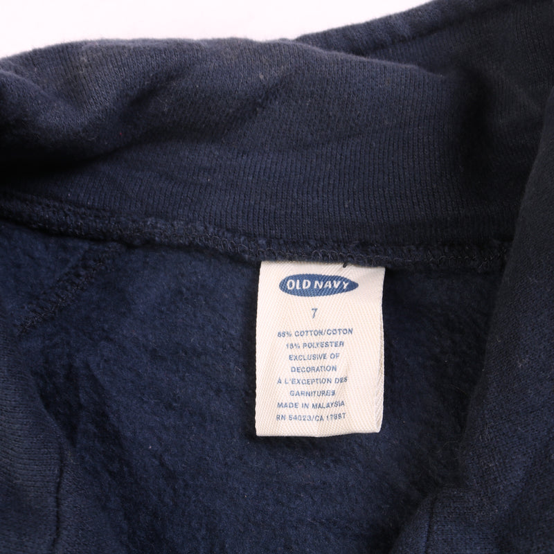 Old NAvy  Full Zip Up Sweatshirt Small (missing sizing label) Navy Blue