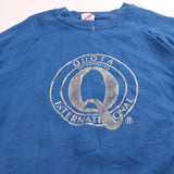 Jerzees  Quota Heavyweight Crewneck Sweatshirt Large Blue
